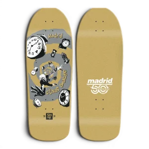 Madrid Claus Grabke SHOF Gold Old School Skateboard Deck 10.75"