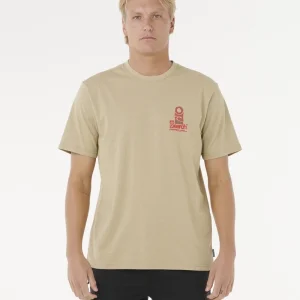 CAMISETA RC THE SEARCH LOFI KHAKI SAND GG
