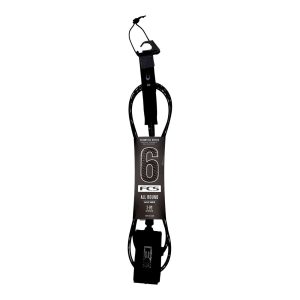LEASH FCS 6 REGULAR ( 7MM) PRETO – PRETO