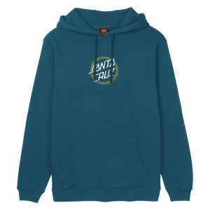 Santa Cruz Hoodie Vile Dot Front - Dark Teal
