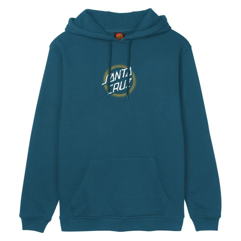 Santa Cruz Hoodie Vile Dot Front - Dark Teal