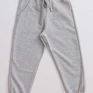 Calça De Molecotton Infantil Cinza Claro