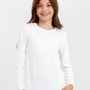 Blusa Térmica Infantil Unissex Off White