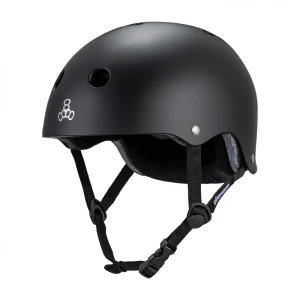 Triple Eight Deep Cover Black Helmet