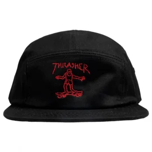 Boné Thrasher Gonz 5 Panel - Black Red