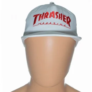Boné Thrasher Mag Logo - Branco