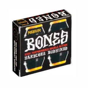 Borrachas Bones Black Medium 91A
