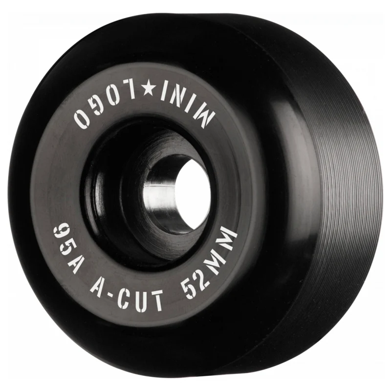 Rodas Mini-Logo Hybrid A-Cut 2 Black 52mm 95a - Image 2