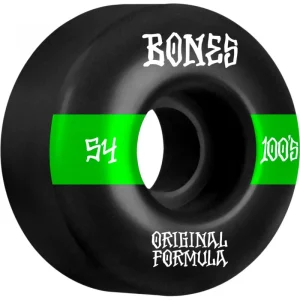 Rodas Bones 100s 14 Formula V4 Wide Black - 54mm