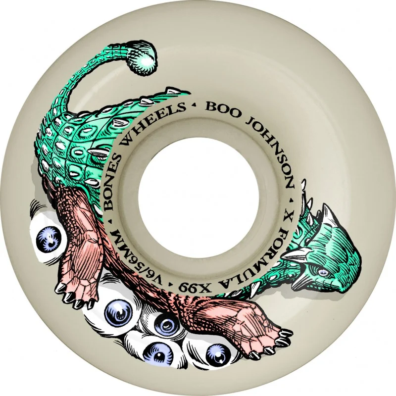Rodas Bones Boo Johnson Dino-Sortas X-Formula™ (XF) V6 Wide-Cut - 54mm 99A