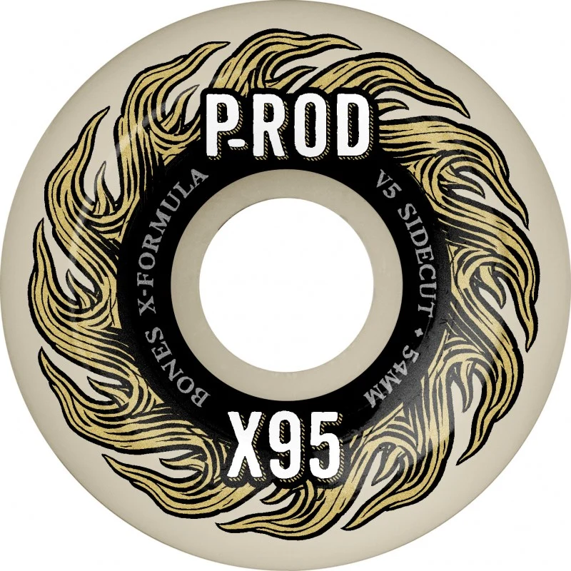 Rodas Bones Paul Rodriguez P-Rod X-Formula™ (XF) V5 Sidecut - 54mm 95A