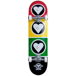Skate Completo Heart Supply Squad Rasta - 8.0"