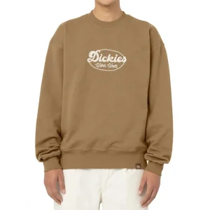 Sweatshirt Crew Dickies Gridley - Castanho