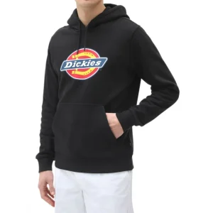 Sweat Hood Dickies Icon Logo Preto