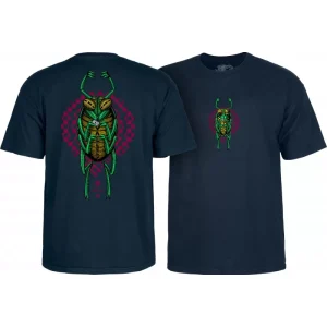 T-Shirt Powell Peralta Mike Vallely Bug - Navy