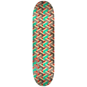 Mini Logo Pattern Maze Skateboard Deck 8.25"