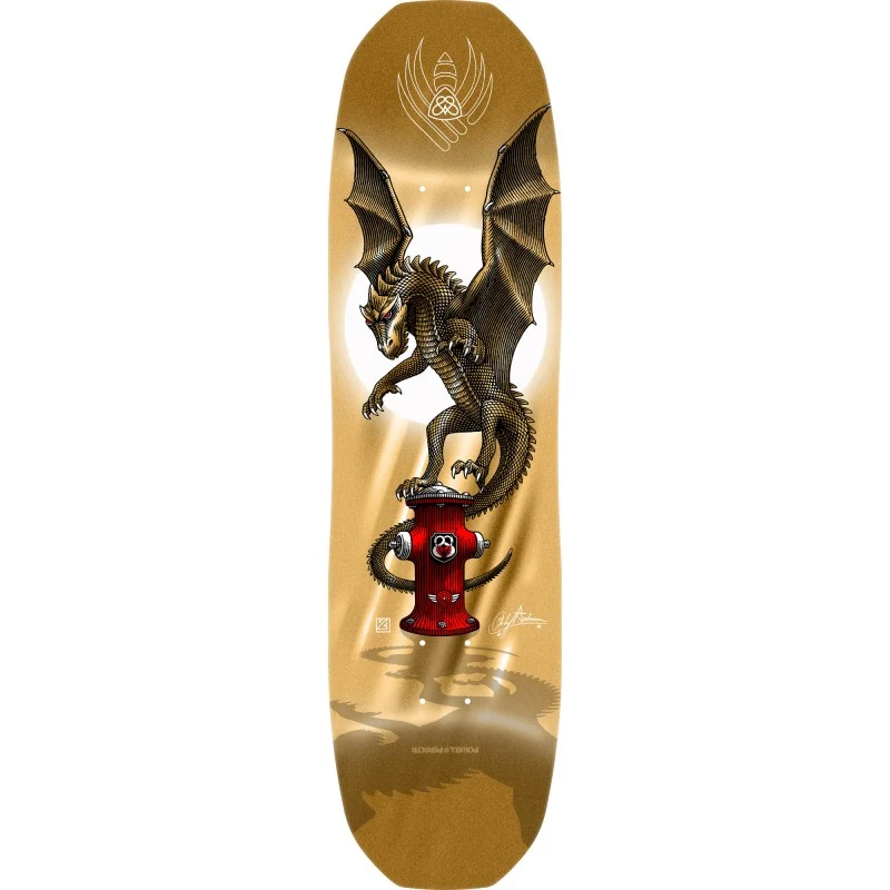 Powell Peralta Flight® Andy Anderson Hydrant Gold Foil Skateboard Deck 8.4"