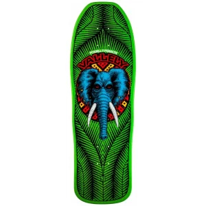 Powell Peralta Mike Vallely Elephant Lime Skateboard Deck 9.85"