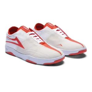Ténis Lakai Mod Cup - White/Flame Suede