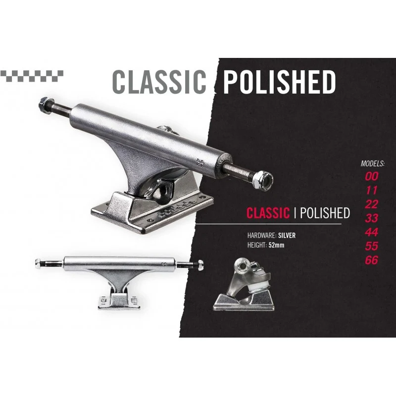 Trucks Skate Ace 66 Classic Polished Standard 9.35" - Image 6