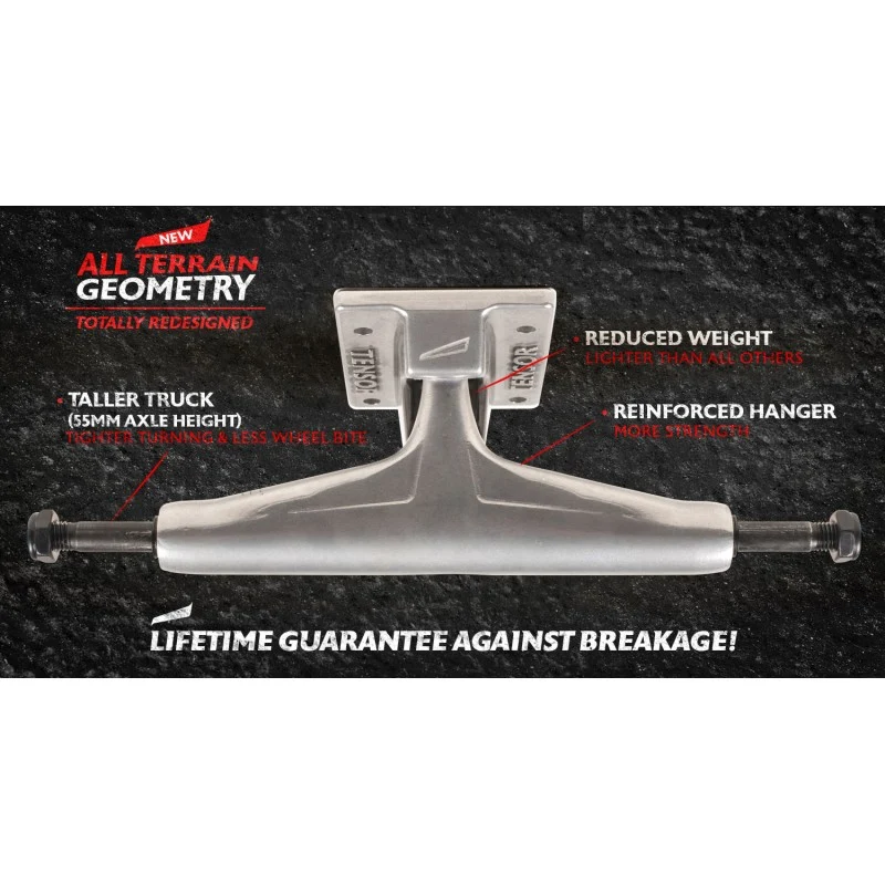 Trucks Tensor Aluminum Regular Zered Bassett City Lights 5.5" - Image 5